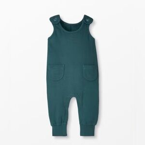 Baby Pocket Overalls In Organic French Terry